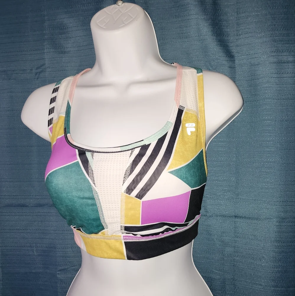 FILA Colorblock Active Sports Bra - Picture 2 of 5